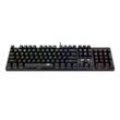 Tastatura gaming mecanica Redragon Sindri neagra iluminare Rainbow switch-uri rosii