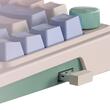Tastatura gaming mecanica Bluetooth cu si fara fir Redragon Ucal Pro alba iluminare RGB