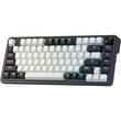 Tastatura gaming mecanica Bluetooth cu si fara fir Redragon Ucal Pro neagra cu alb iluminare RGB