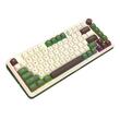 Tastatura gaming mecanica Bluetooth cu si fara fir Redragon Cyrus Pro alba cu verde iluminare RGB
