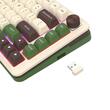 Tastatura gaming mecanica Bluetooth cu si fara fir Redragon Cyrus Pro alba cu verde iluminare RGB