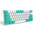 Tastatura gaming mecanica Redragon Fidd alba iluminare RGB
