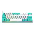 Tastatura gaming mecanica Redragon Fidd alba iluminare RGB
