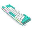Tastatura gaming mecanica Redragon Fidd alba iluminare RGB