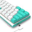 Tastatura gaming mecanica Redragon Fidd alba iluminare RGB