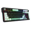 Tastatura gaming mecanica Redragon Eisa Magnetic neagra cu verde iluminare RGB