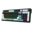 Tastatura gaming mecanica Redragon Eisa Magnetic neagra cu verde iluminare RGB