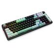 Tastatura gaming mecanica Redragon Eisa Magnetic neagra cu verde iluminare RGB