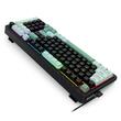 Tastatura gaming mecanica Redragon Eisa Magnetic neagra cu verde iluminare RGB
