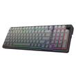 Tastatura gaming mecanica Bluetooth cu si fara fir Redragon Eisa Pro neagra gradient iluminare RGB