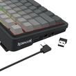 Tastatura gaming mecanica Bluetooth cu si fara fir Redragon Eisa Pro neagra gradient iluminare RGB