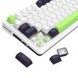 Tastatura gaming mecanica Bluetooth cu si fara fir Redragon Eisa Max alba cu verde iluminare RGB