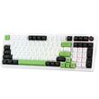 Tastatura gaming mecanica Bluetooth cu si fara fir Redragon Eisa Max alba cu verde iluminare RGB