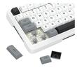 Tastatura gaming mecanica Bluetooth cu si fara fir Redragon Bragi Pro alba cu gri