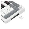 Tastatura gaming mecanica Bluetooth cu si fara fir Redragon Bragi Pro alba cu gri