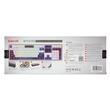 Tastatura gaming mecanica Redragon Wyvern alba cu albastru