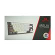 Tastatura gaming mecanica Redragon Irelia neagra cu alb iluminare RGB switch-uri magnetice roz