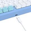 Tastatura gaming mecanica Redragon Star Blade bluemarin iluminare RGB