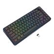 Tastatura gaming mecanica Bluetooth cu si fara fir Redragon Flekact Pro neagra iluminare RGB
