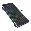 Tastatura gaming mecanica Bluetooth cu si fara fir Redragon Flekact Pro neagra iluminare RGB
