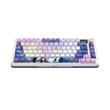 Tastatura gaming mecanica Bluetooth cu si fara fir Redragon Flekact Pro alba Anime iluminare RGB