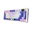 Tastatura gaming mecanica Bluetooth cu si fara fir Redragon Flekact Pro alba Anime iluminare RGB