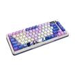 Tastatura gaming mecanica Bluetooth cu si fara fir Redragon Flekact Pro alba Anime iluminare RGB