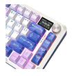 Tastatura gaming mecanica Bluetooth cu si fara fir Redragon Flekact Pro alba Anime iluminare RGB