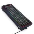 Tastatura gaming mecanica Redragon Nova Magnetic neagra iluminare RGB