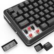 Tastatura gaming mecanica Bluetooth cu si fara fir Redragon Stormrazor Pro neagra iluminare RGB