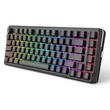 Tastatura gaming mecanica Bluetooth cu si fara fir Redragon Stormrazor Pro neagra iluminare RGB