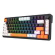 Tastatura gaming mecanica Redragon Landshaker neagra cu alb iluminare RGB