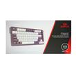 Tastatura gaming mecanica Bluetooth si cu fir Redragon Finke neagra cu alb iluminare RGB