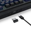 Tastatura gaming mecanica Bluetooth cu si fara fir Redragon Cyclone Pro neagra cu galben iluminare RGB