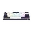 Tastatura gaming mecanica Bluetooth cu si fara fir Redragon Alcor QMK VIA neagra cu alb iluminare RGB