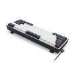 Tastatura gaming mecanica Bluetooth cu si fara fir Redragon Alcor QMK VIA neagra cu alb iluminare RGB