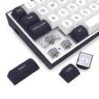Tastatura gaming mecanica Bluetooth cu si fara fir Redragon Alcor QMK VIA neagra cu alb iluminare RGB