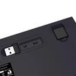 Tastatura gaming mecanica Bluetooth cu si fara fir Redragon Alcor QMK VIA neagra cu alb iluminare RGB
