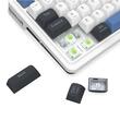 Tastatura gaming mecanica Bluetooth cu si fara fir Redragon Galatin Pro alba cu albastru iluminare RGB
