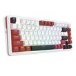 Tastatura gaming mecanica Redragon Stormhunter alba iluminare RGB