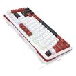 Tastatura gaming mecanica Redragon Stormhunter alba iluminare RGB