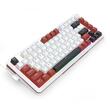 Tastatura gaming mecanica Redragon Stormhunter Magnetic alba cu rosu iluminare RGB