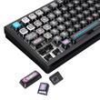 Tastatura gaming mecanica Bluetooth cu si fara fir Redragon Uranus Pro 82 neagra iluminare RGB
