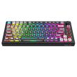 Tastatura gaming mecanica Bluetooth cu si fara fir Redragon Uranus Pro 82 neagra iluminare RGB