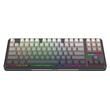 Tastatura gaming mecanica Bluetooth cu si fara fir Redragon Wildslash Pro neagra cu gri degrade iluminare RGB