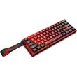 Tastatura gaming mecanica Redragon Venom rosie cu negru iluminare RGB