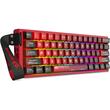 Tastatura gaming mecanica Redragon Venom rosie cu negru iluminare RGB