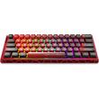 Tastatura gaming mecanica Redragon Venom rosie cu negru iluminare RGB