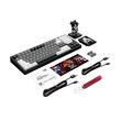 Tastatura gaming mecanica Redragon Popvu neagra cu alb iluminare RGB cu stream deck detasabil
