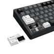 Tastatura gaming mecanica Redragon Popvu neagra cu alb iluminare RGB cu stream deck detasabil